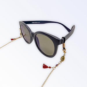 Sunglasses Chain - Glasses Holder - Amethyst and Labradorite