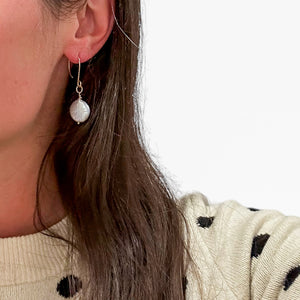 Iridescent Pearl Earrings