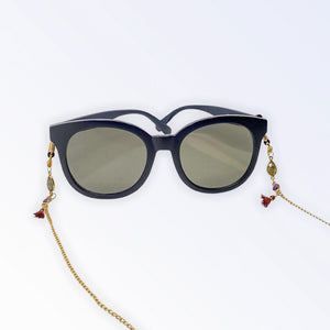Sunglasses Chain - Glasses Holder - Amethyst and Labradorite